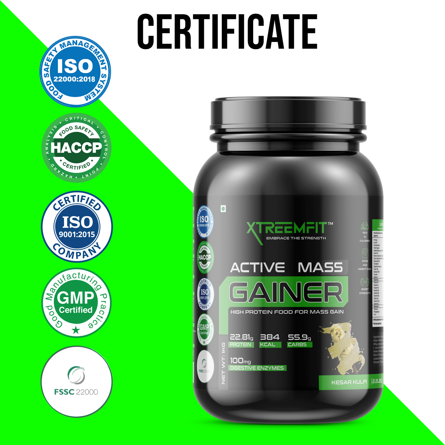 XtreemFit Active Mass Gainer