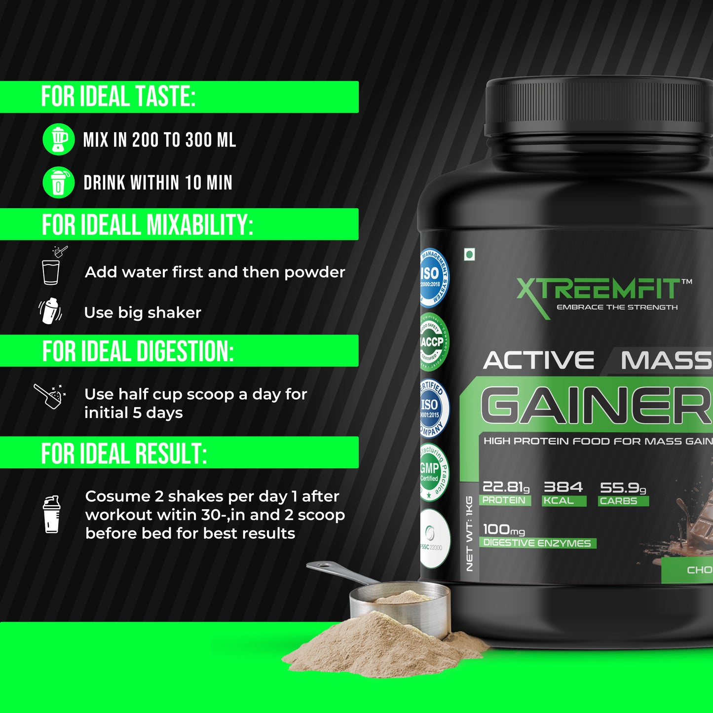 XtreemFit Active Mass Gainer