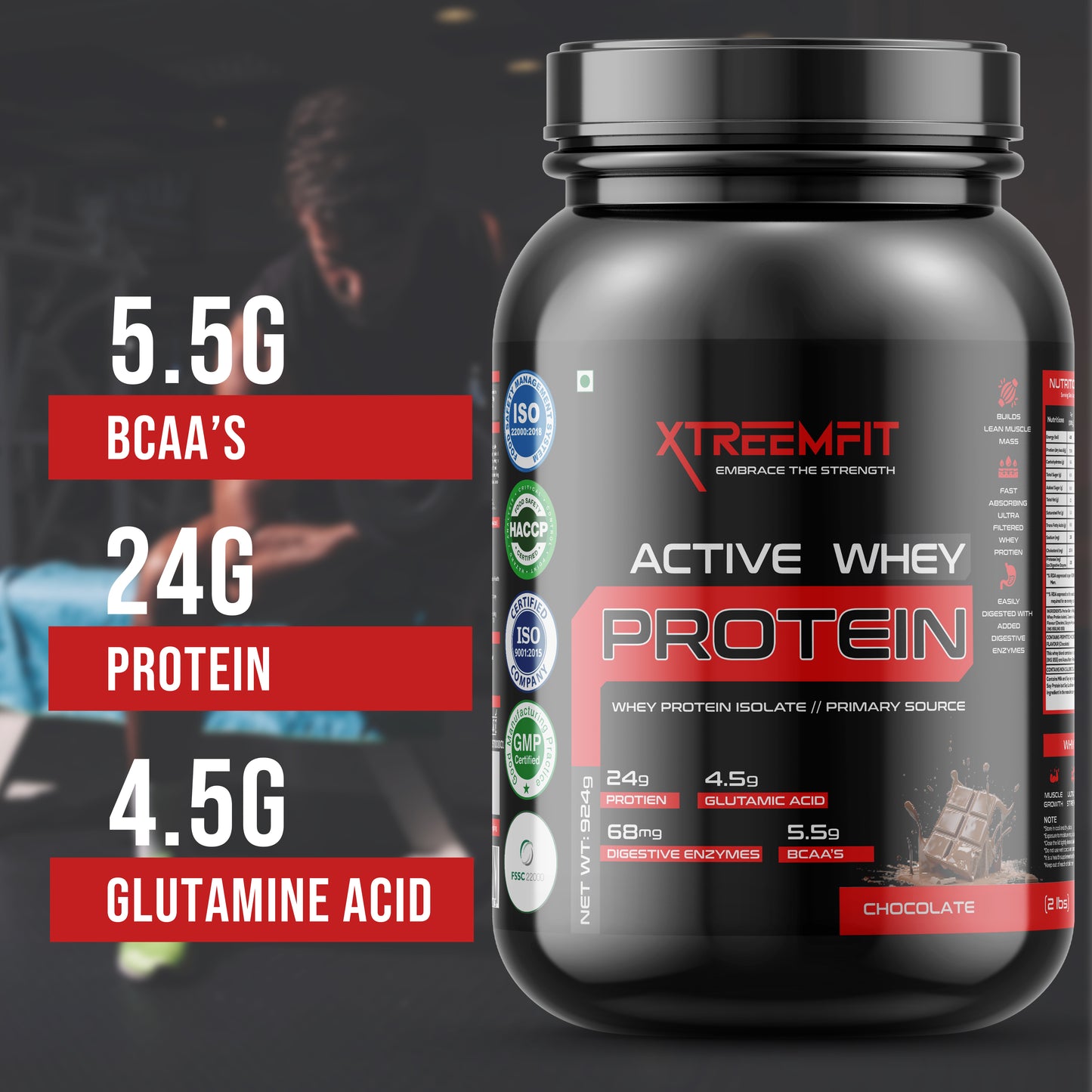 XtreemFit Active Whey Protein