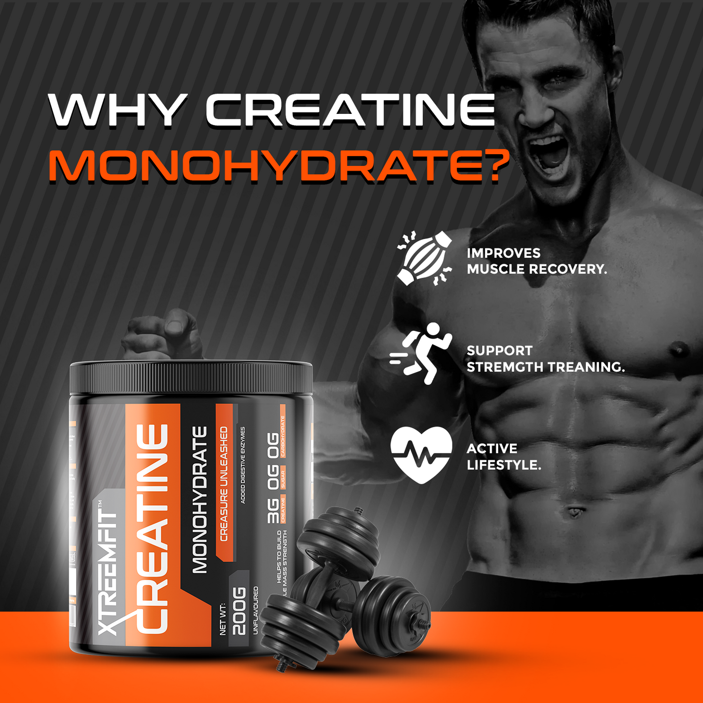 XtreemFit Creatine Monohydrate Creapure Unleashed