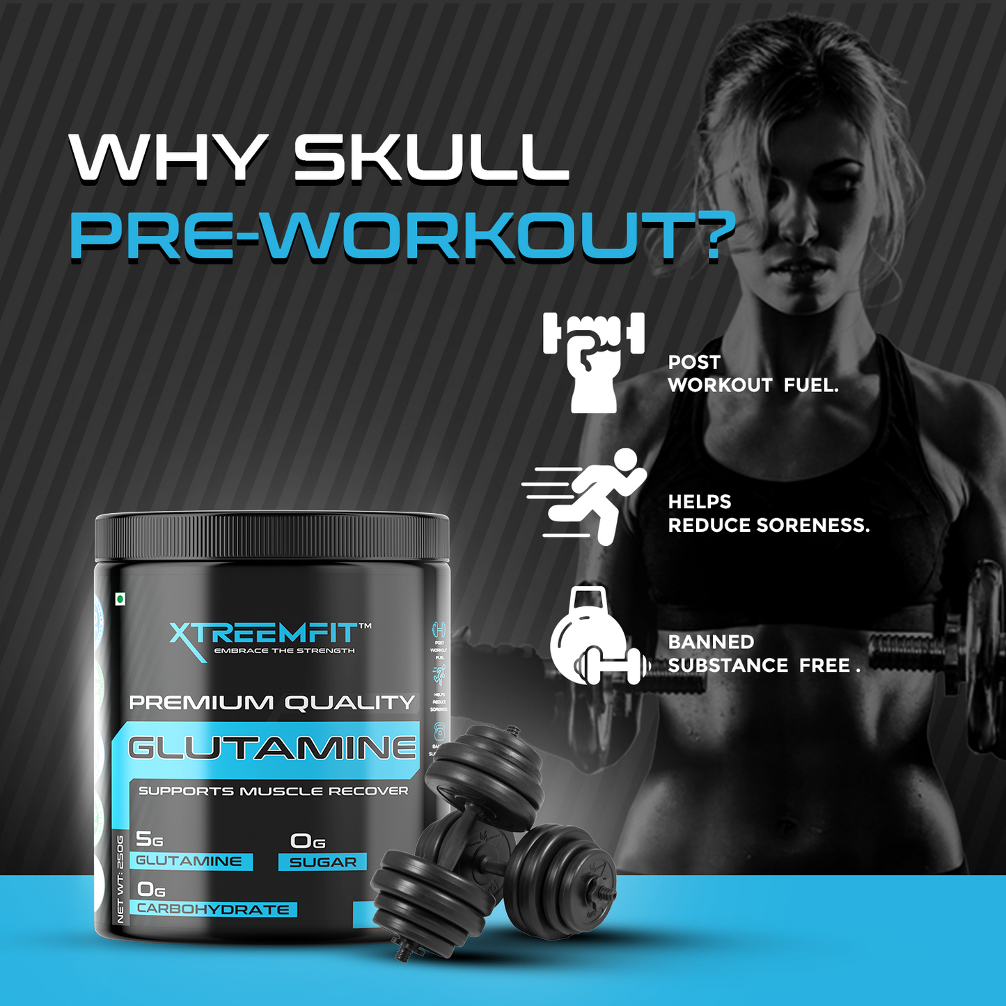 XtreemFit Premium Quality Glutamine