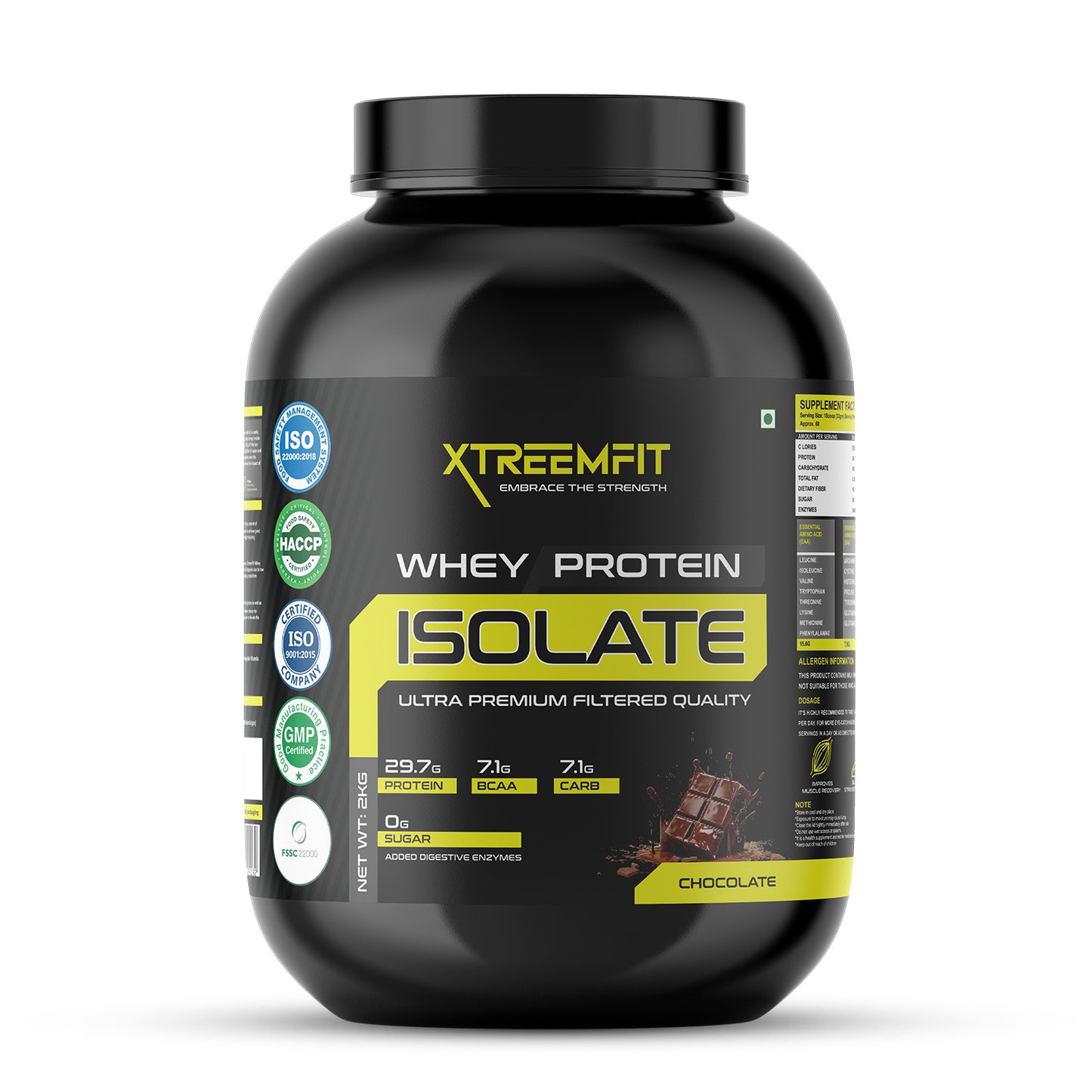 XtreemFit Whey Isolate Protein Powder