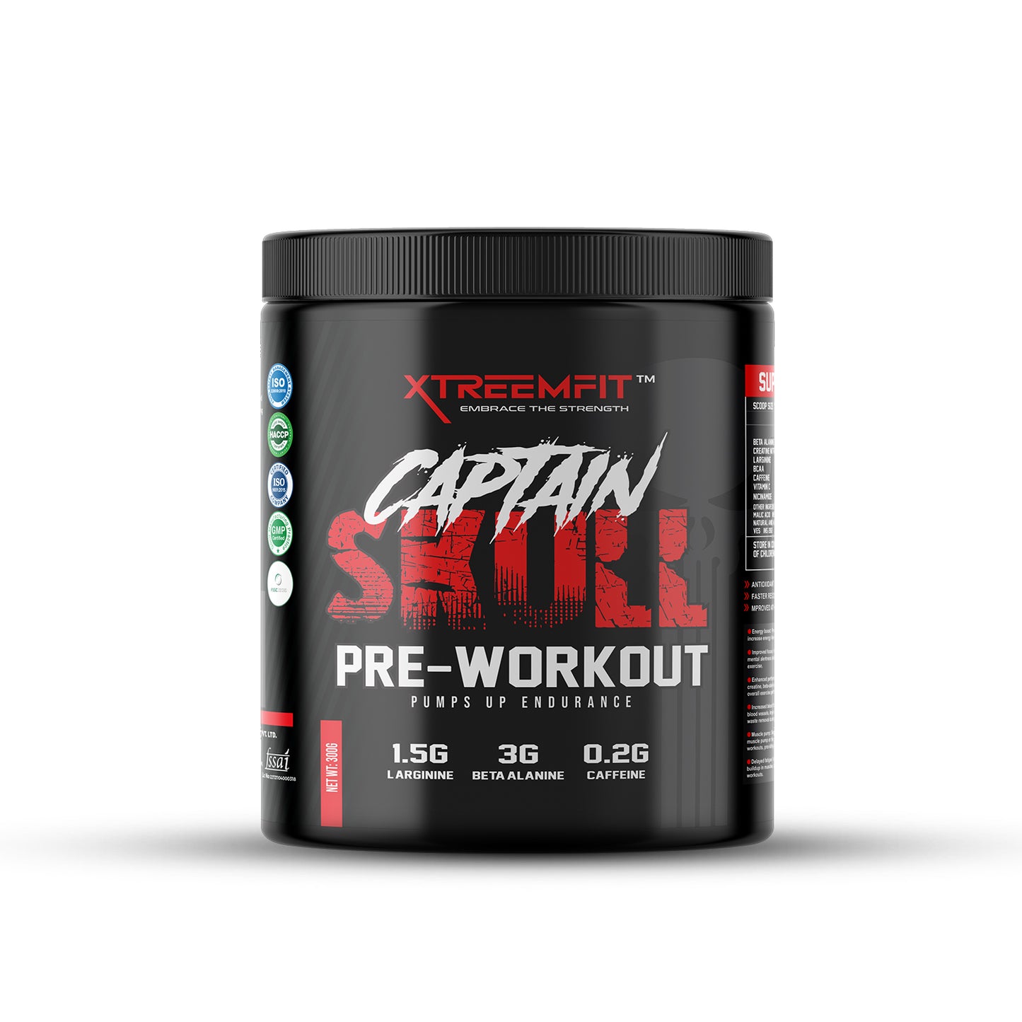 XtreemFit Captain Skull Pre Workout